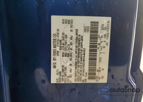 2011 Ford Ranger Super Cab z USA, uszkodzony, nr VIN 1FTKR1ED7BPA46452